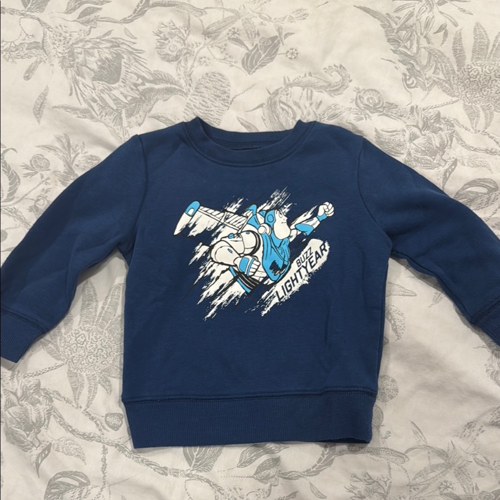 Kids Blue Buzz Lightyear Sweatshirt